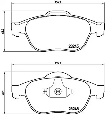 BREMBO P 68 032