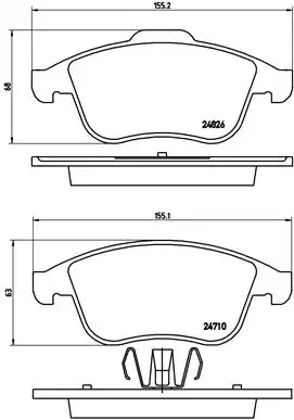 BREMBO P 68 047X