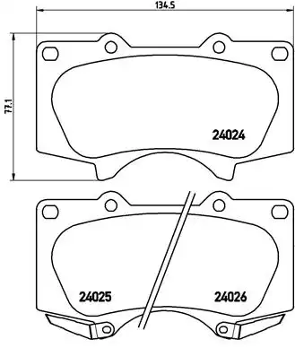 BREMBO P 83 102X
