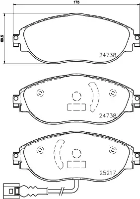 BREMBO P 85 144X