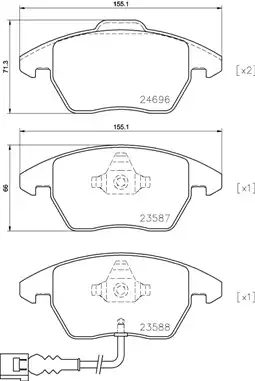 BREMBO P 85 146X