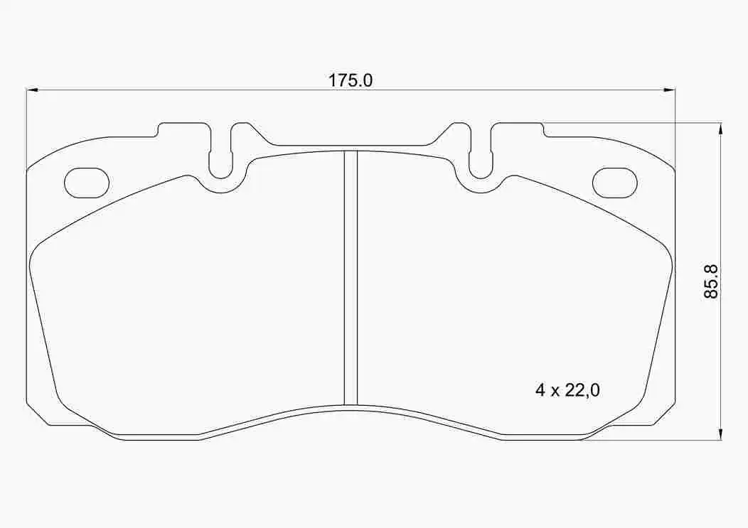 BREMBO P A6 031