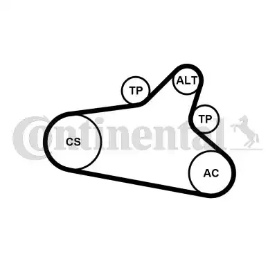 CONTITECH 6PK1020 EXTRA K1
