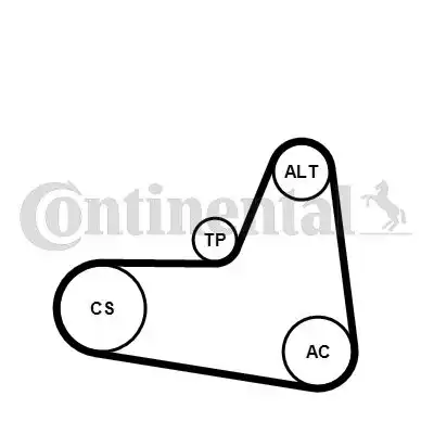 CONTITECH 6PK1045K2