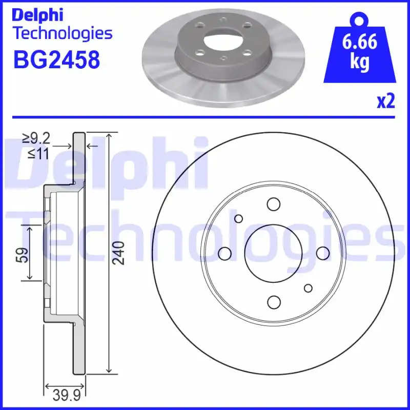 DELPHI BG2458
