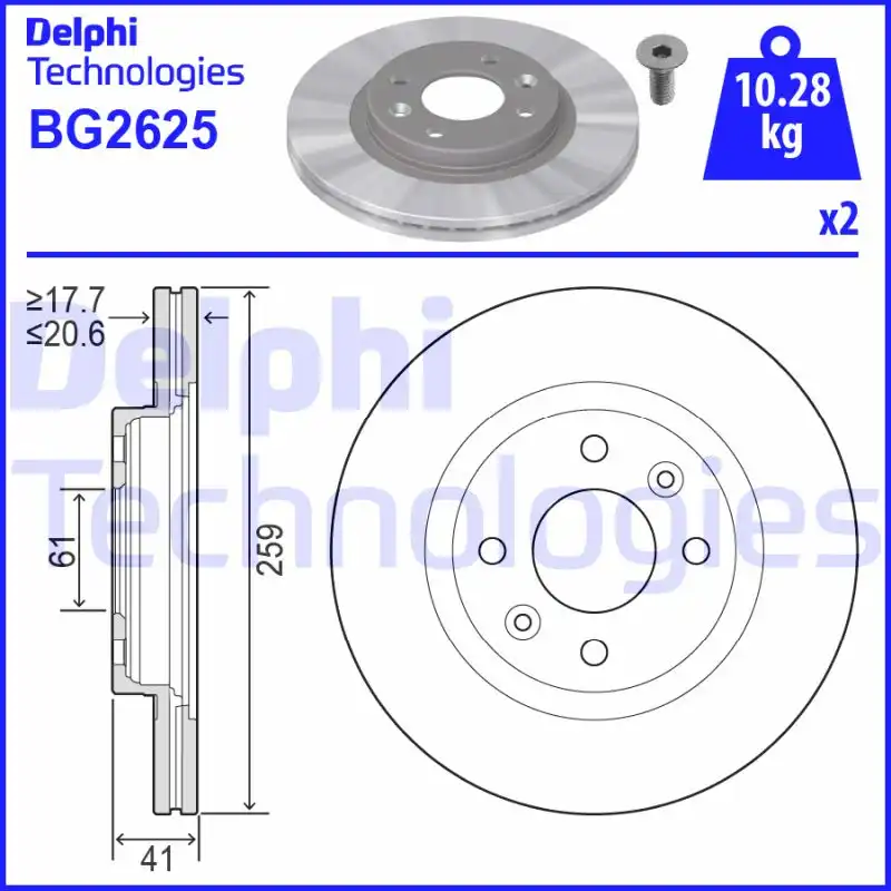 DELPHI BG2625