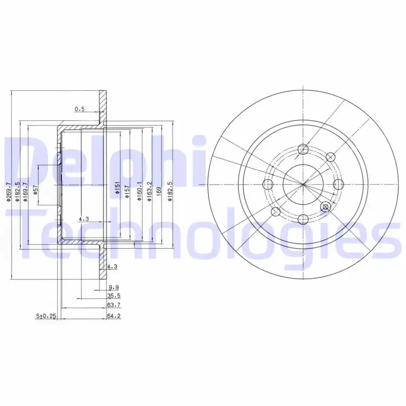 DELPHI BG3141