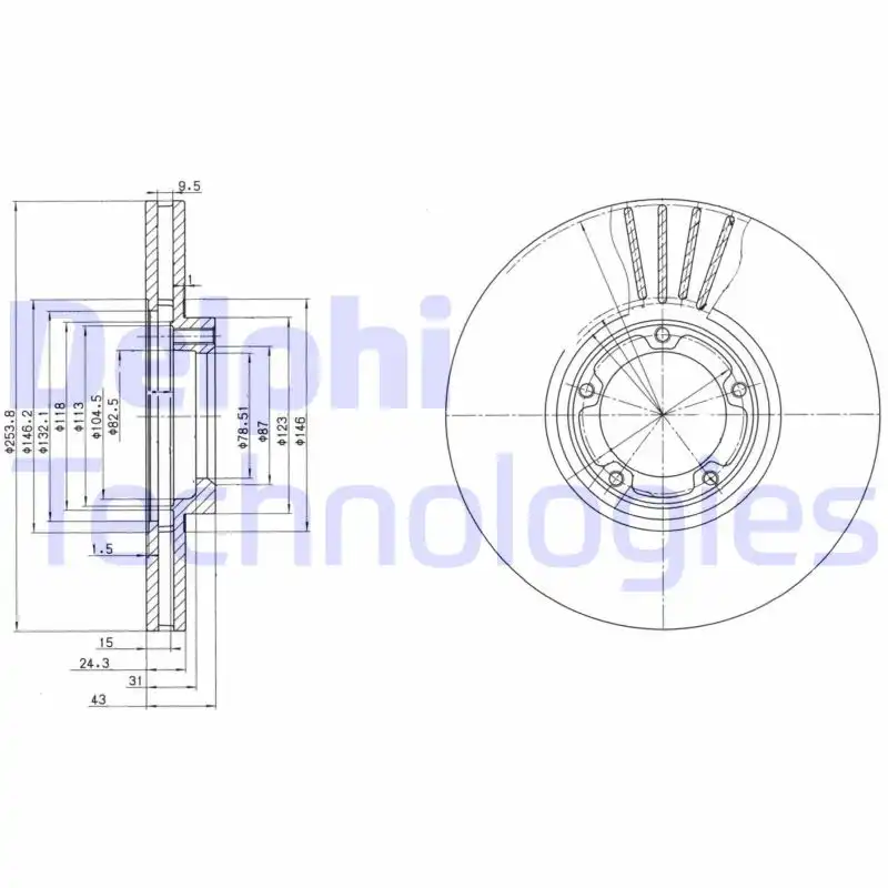 DELPHI BG3365