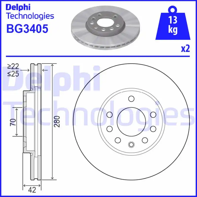 DELPHI BG3405