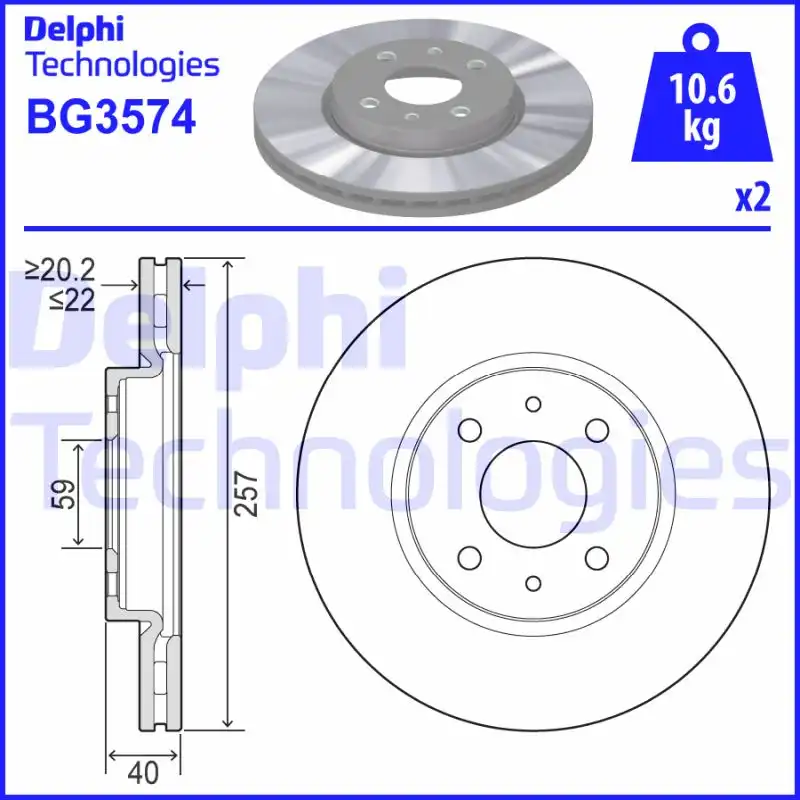 DELPHI BG3574