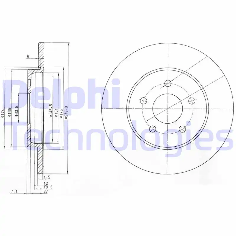 DELPHI BG3663C
