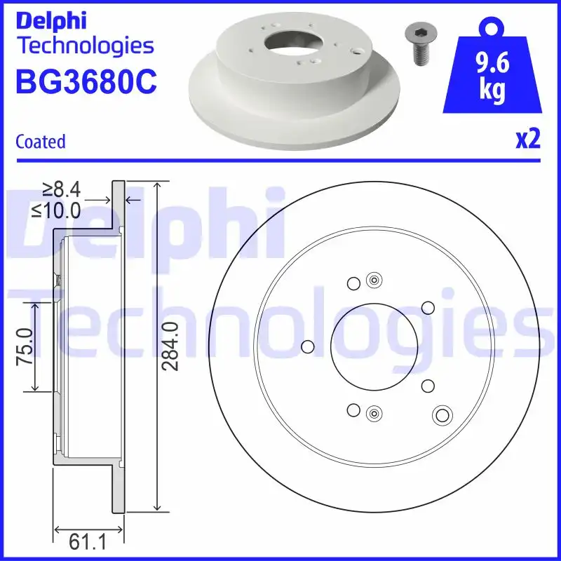 DELPHI BG3680C