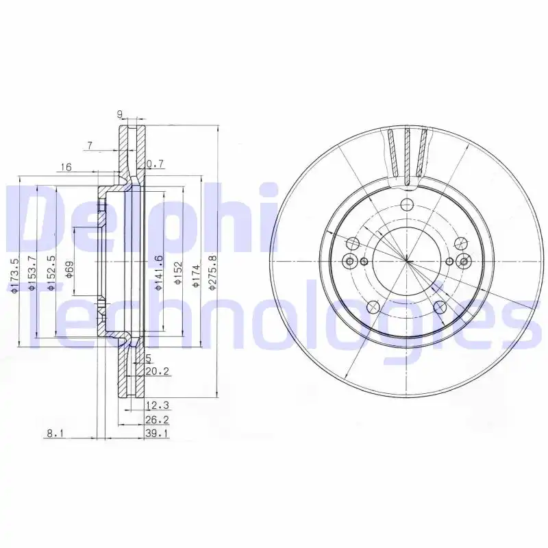 DELPHI BG3721