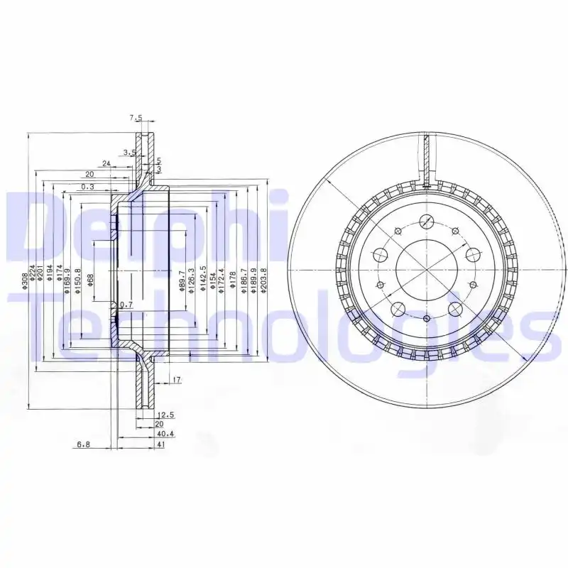 DELPHI BG3782C