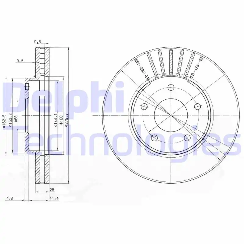 DELPHI BG3816