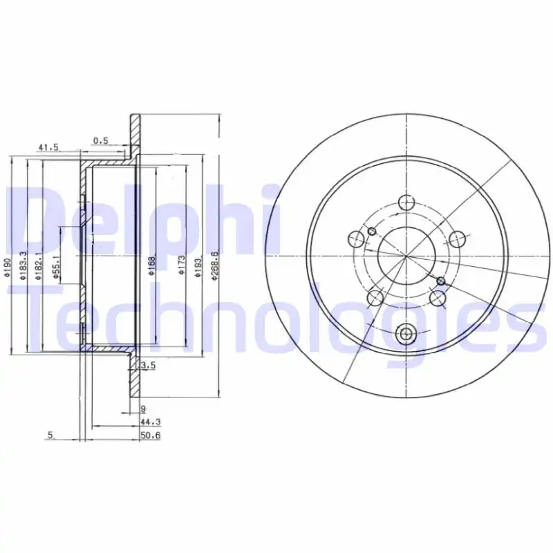 DELPHI BG3822