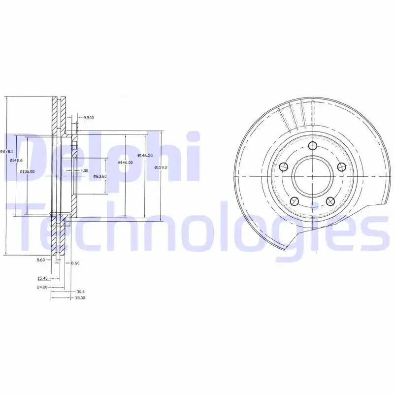 DELPHI BG3826