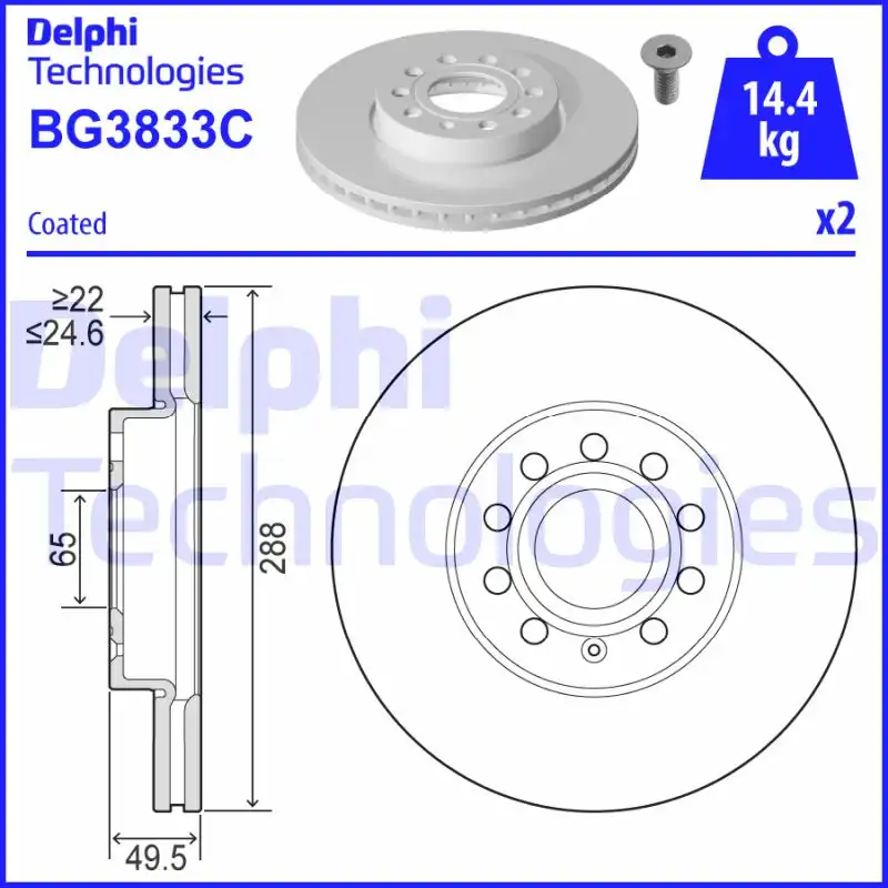 DELPHI BG3833C
