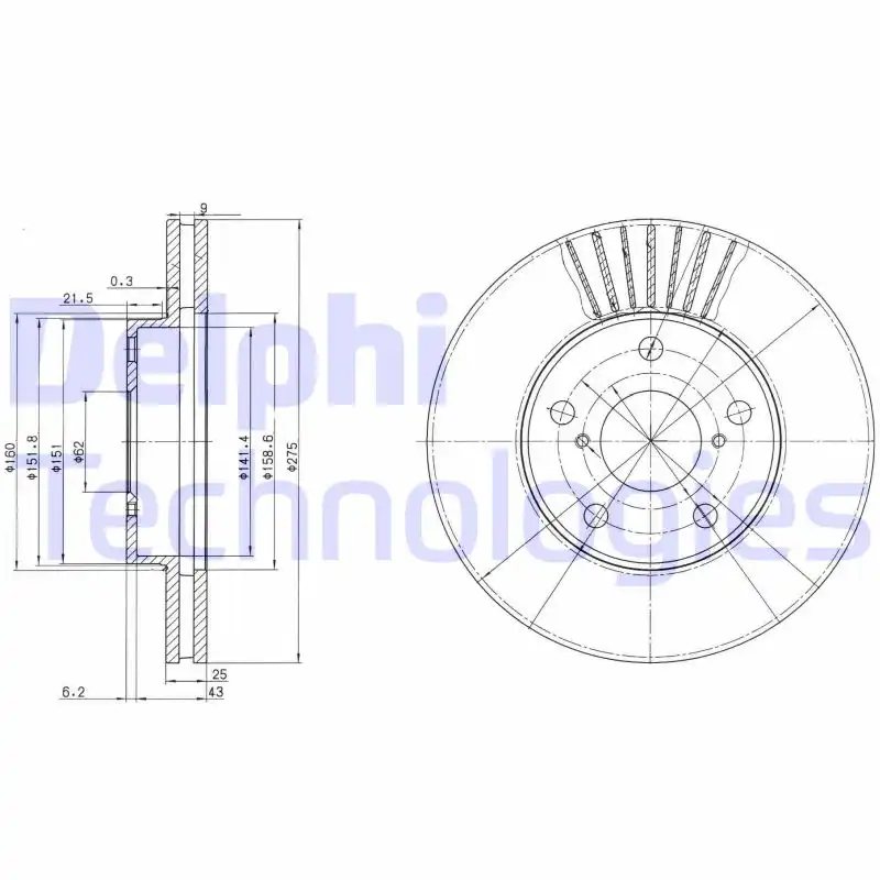 DELPHI BG3856