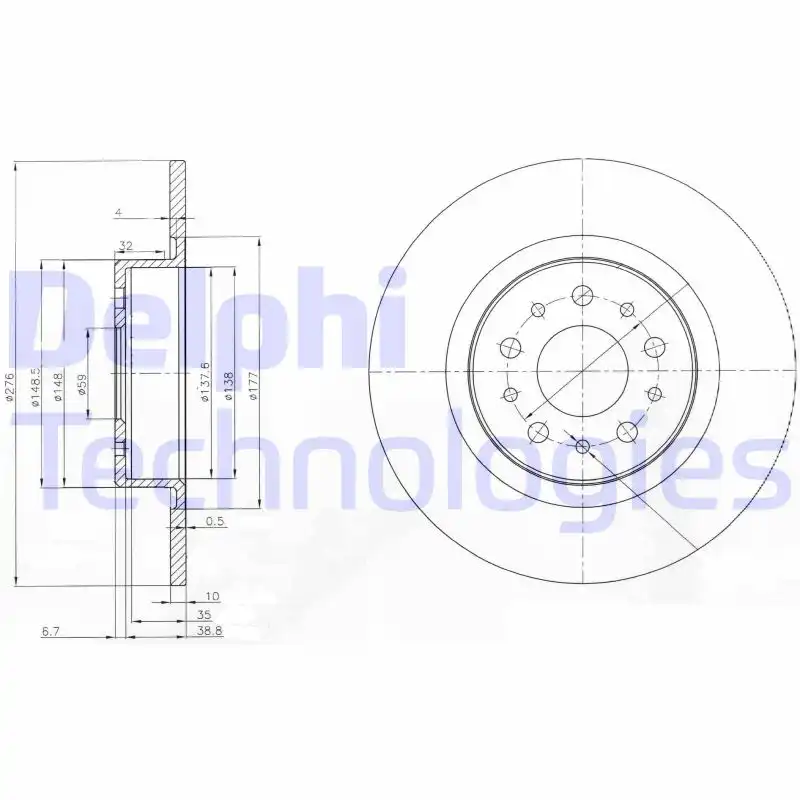 DELPHI BG3857