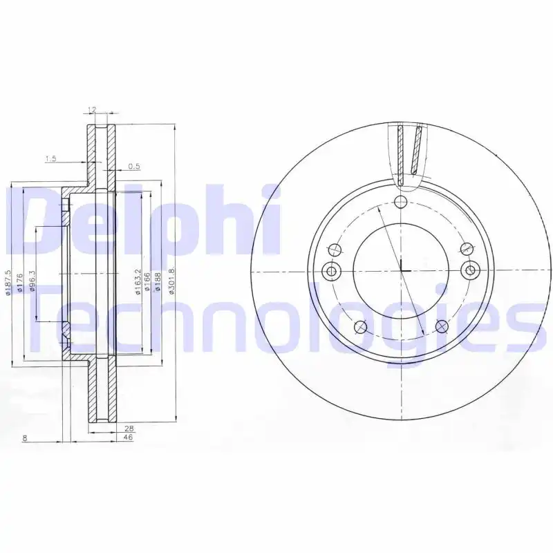 DELPHI BG3858