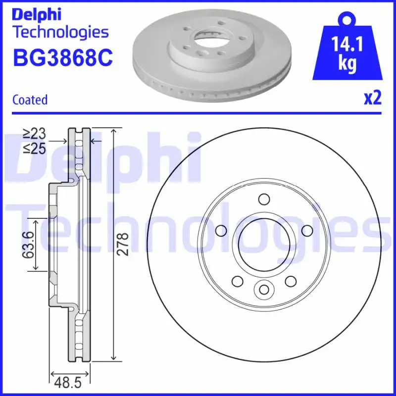 DELPHI BG3868C