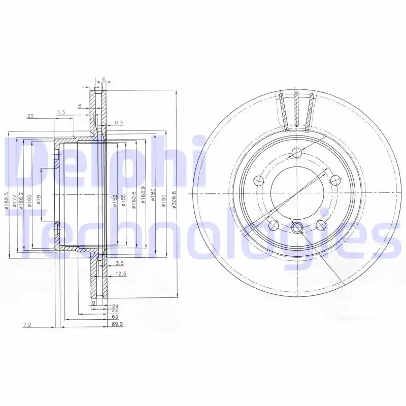 DELPHI BG3870