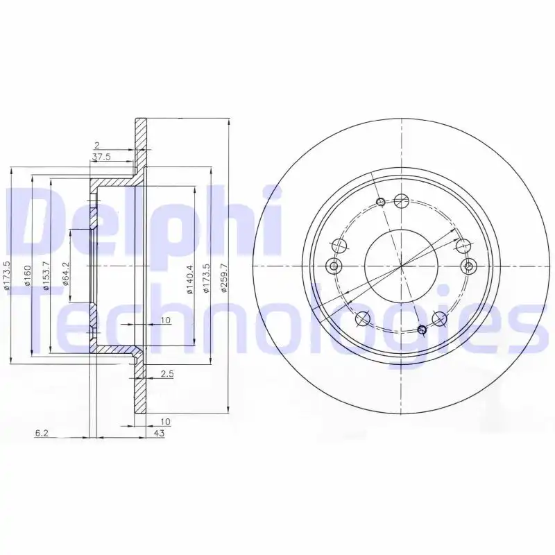 DELPHI BG3964
