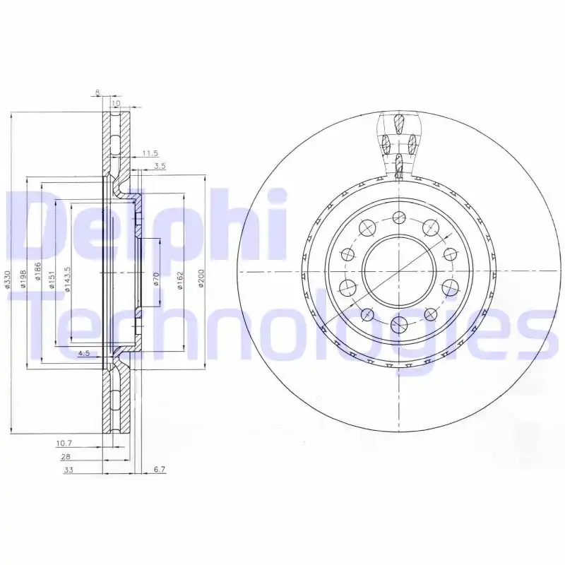 DELPHI BG3993