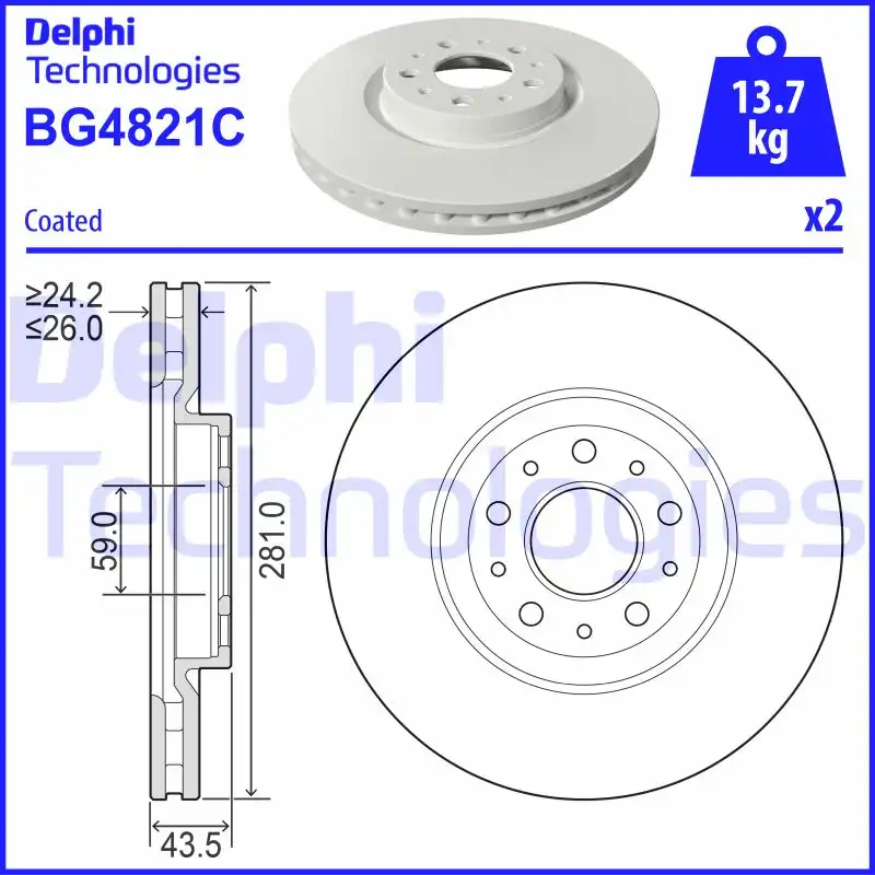 DELPHI BG4821C