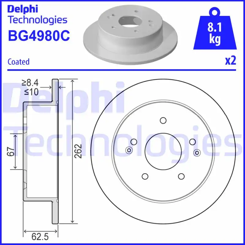 DELPHI BG4980C