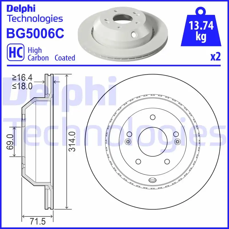 DELPHI BG5006C