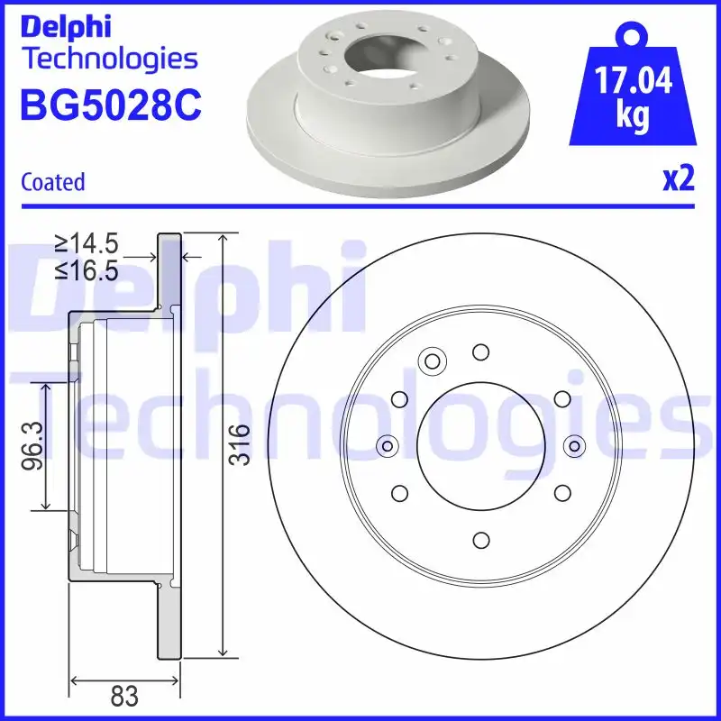 DELPHI BG5028C