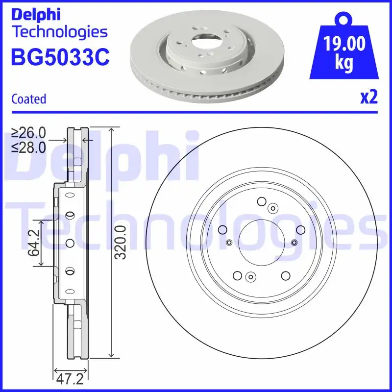 DELPHI BG5033C