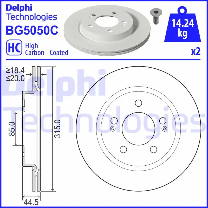 DELPHI BG5050C