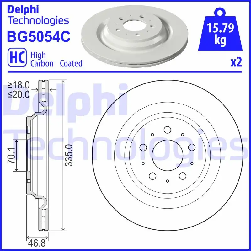 DELPHI BG5054C