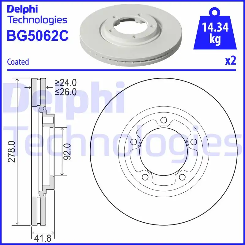DELPHI BG5062C