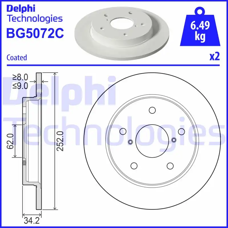DELPHI BG5072C