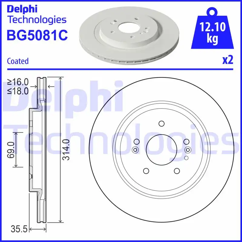 DELPHI BG5081C
