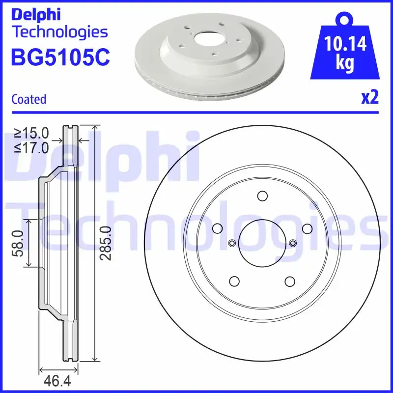 DELPHI BG5105C