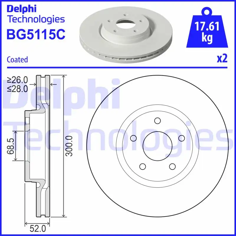 DELPHI BG5115C