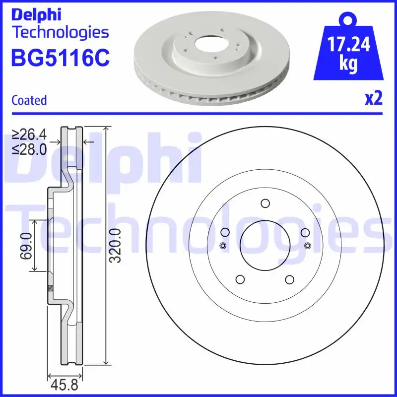 DELPHI BG5116C
