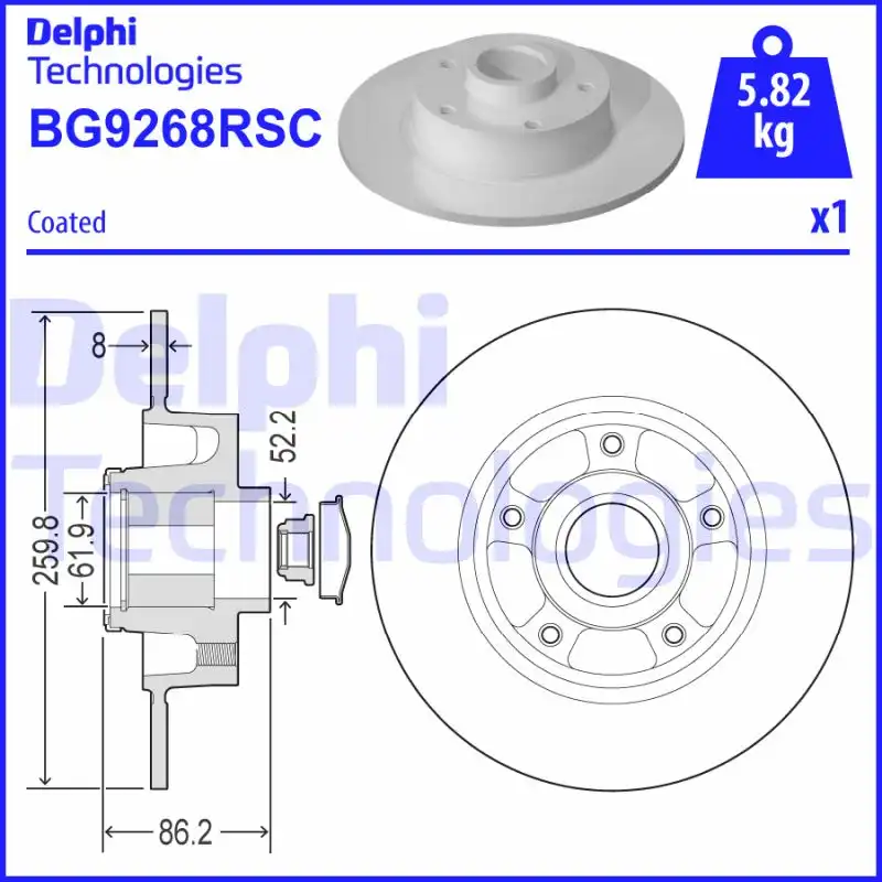 DELPHI BG9268RSC