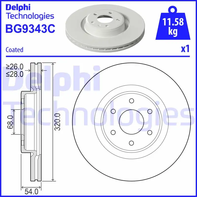 DELPHI BG9343C