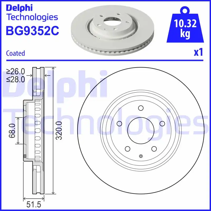 DELPHI BG9352C
