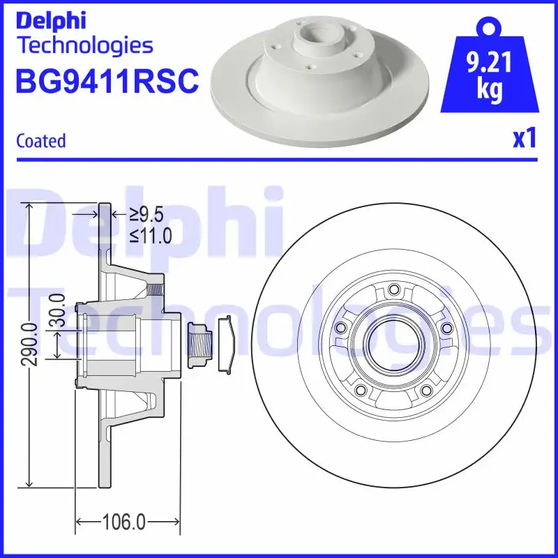 DELPHI BG9411RSC