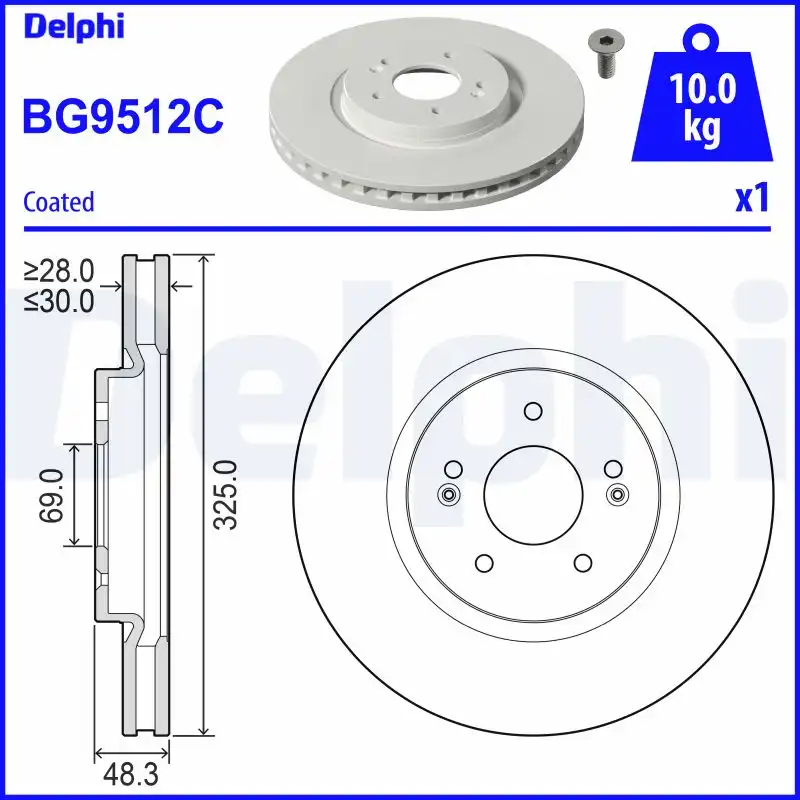DELPHI BG9512C