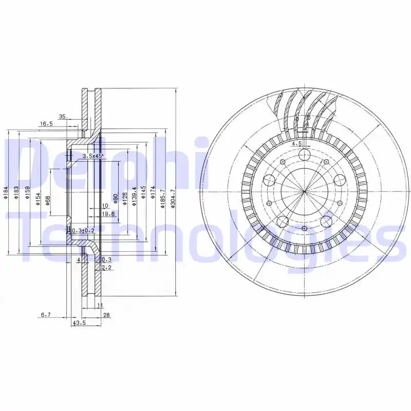 DELPHI BG9514