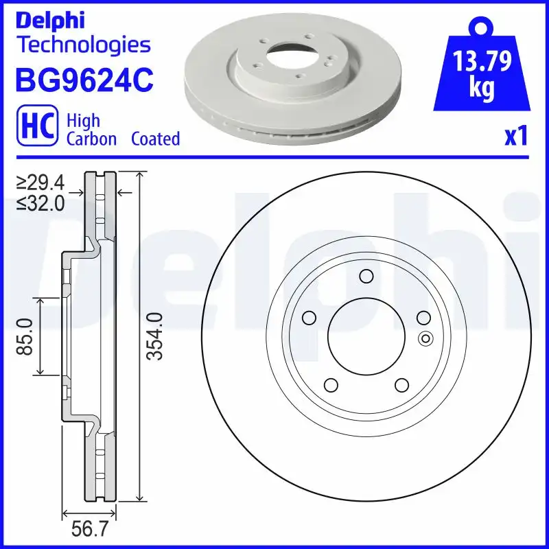 DELPHI BG9624C