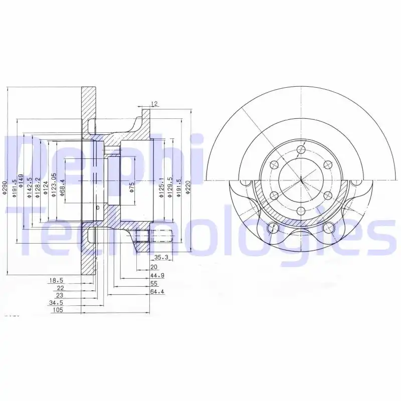DELPHI BG9722